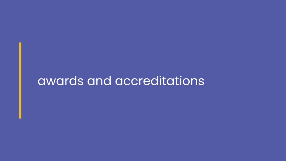 Awards banner